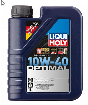 Масло моторное LIQUIMOLY Optimal 10W40 CF/SL A3/B3 полусинтетическое 1л.