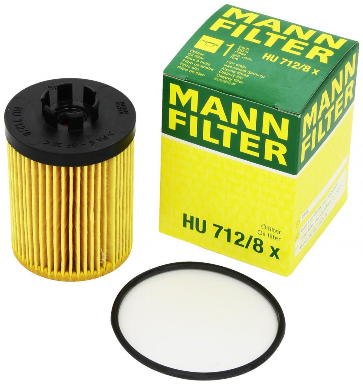 Фильтр масляный MANN HU 712/8 X 