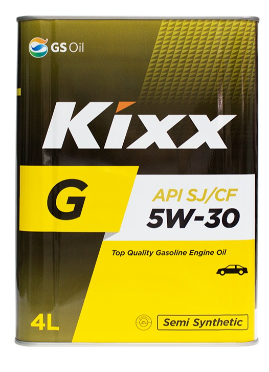 Масло моторное Kixx G SJ 5W30 полусинтетическое 4л.