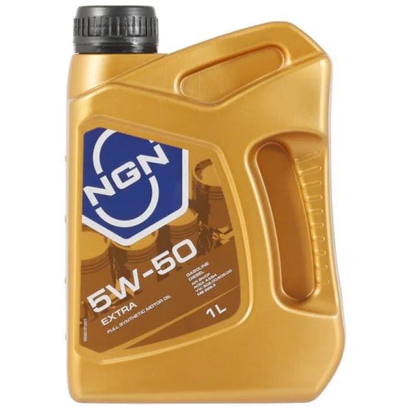 Масло моторное NGN EXTRA 5W50 синтетическое 1л.  
