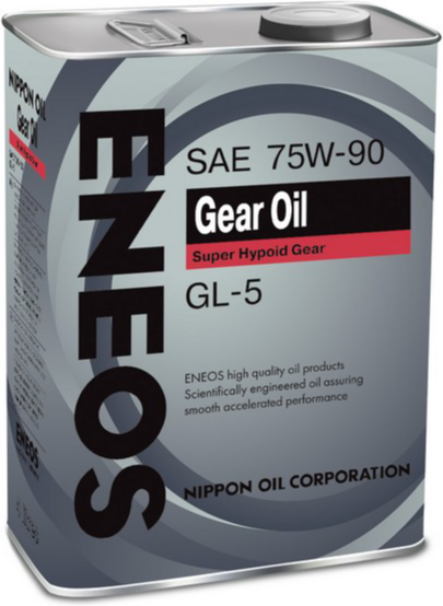 Масло трансмиссионное ENEOS GEAR GL-5 75W90 полусинтетическая 4л.