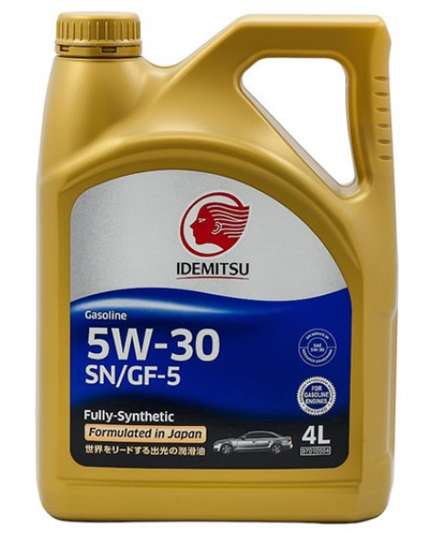 Масло моторное IDEMITSU F-S 5W30 SN/GF-5 синтетическое 4л.