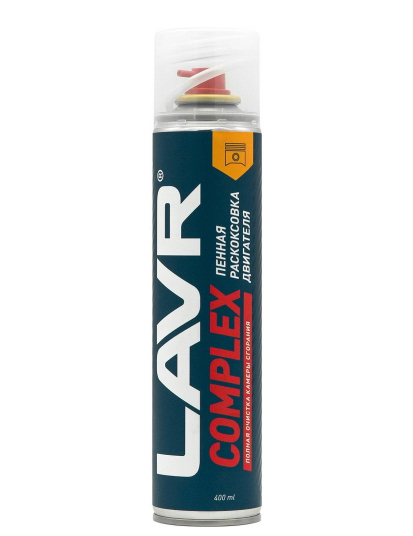 LAVR 2510 ПЕННАЯ раскоксовка двигателя COMPLEX LAVR 400 мл