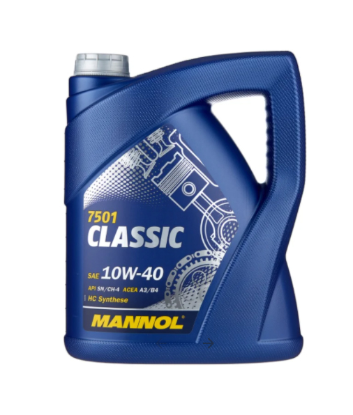Масло моторное MANNOL CLASIC SN 10W40  полусинтетическое 5л.