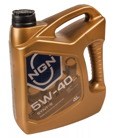 Масло моторное NGN SYNT-S 5W40 полусинтетическое 4л.