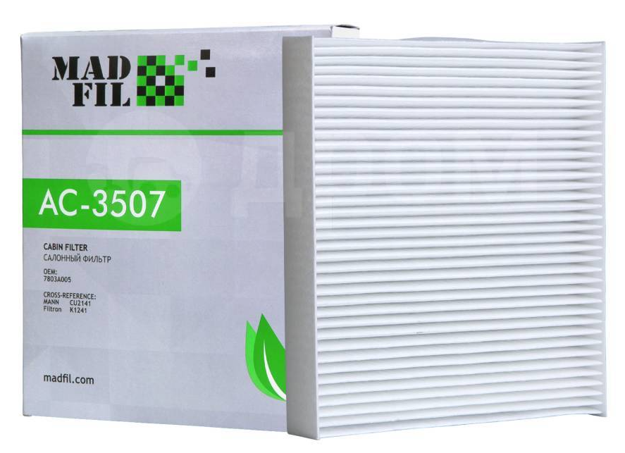 Фильтр салона MADFIL AC-3507 (7803A005) ( 10702070/011221/3009283      )