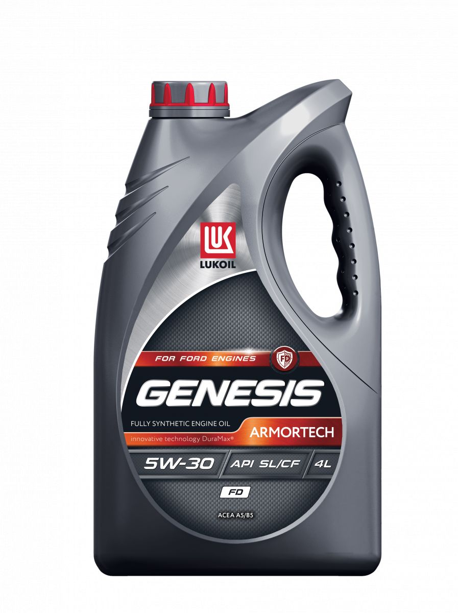 Масло моторное ЛУКОЙЛ GENESIS ARMORTECH FD 5W30 SL/CF A5/B5 синтетическое 4л.