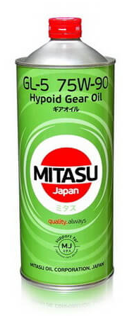 MJ410 Масло трансмиссионное MITASU GEAR OIL  GL-5  75W90  (1L) синтетическое(1/20)  Япония.